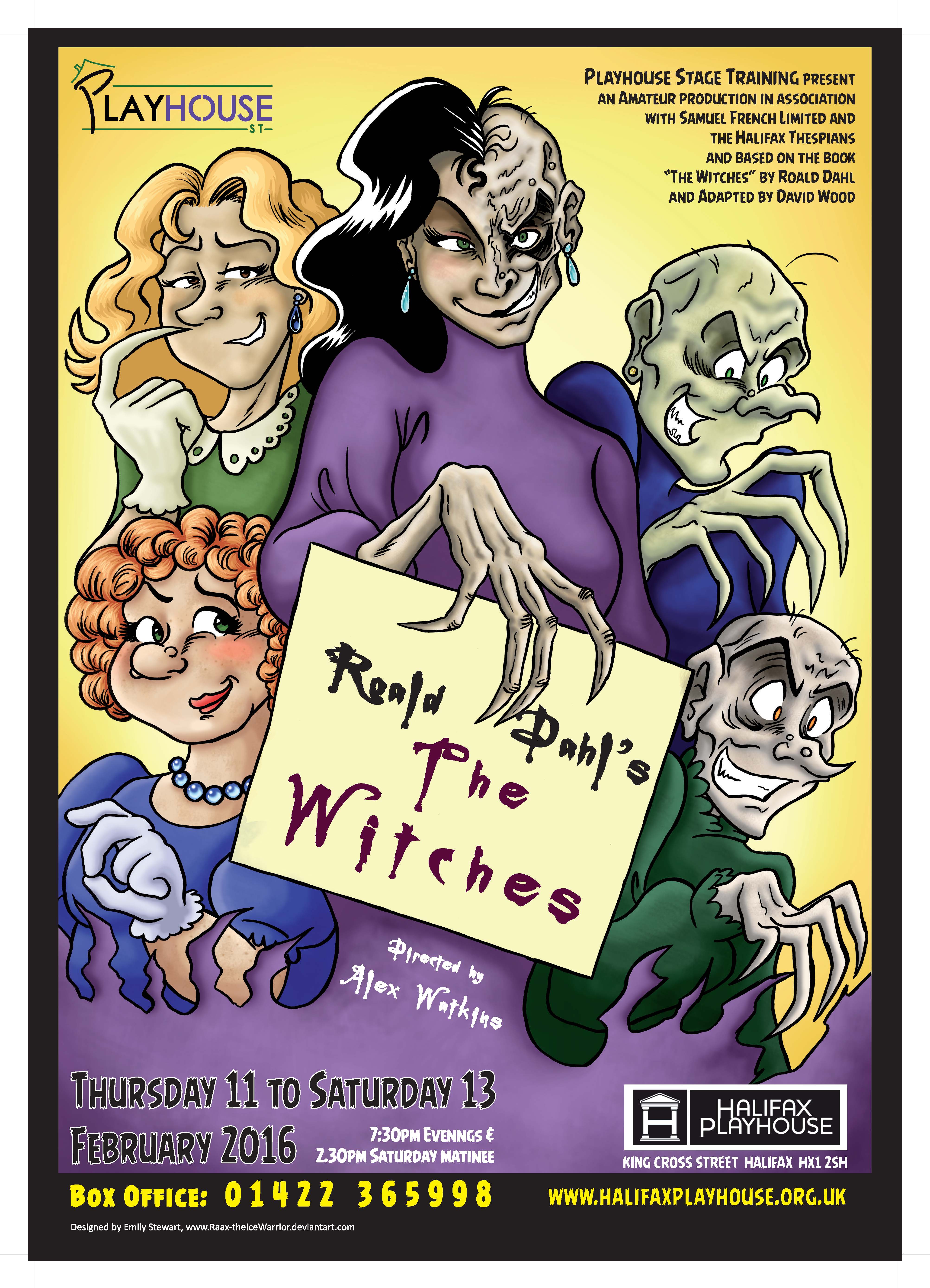 the witches roald dahl cartoon