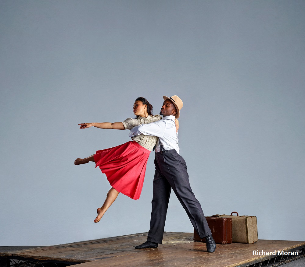 Dance of the Phoenix. Anka Dance. Stage Dance Theater couple. The people's movement